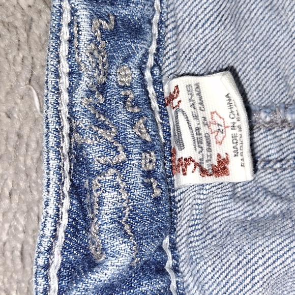 EUC Silver Low-Rise Jeans - Picture 6 of 7